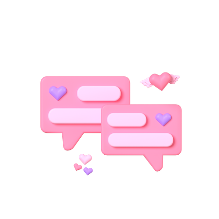 Discussion d'amour  3D Icon