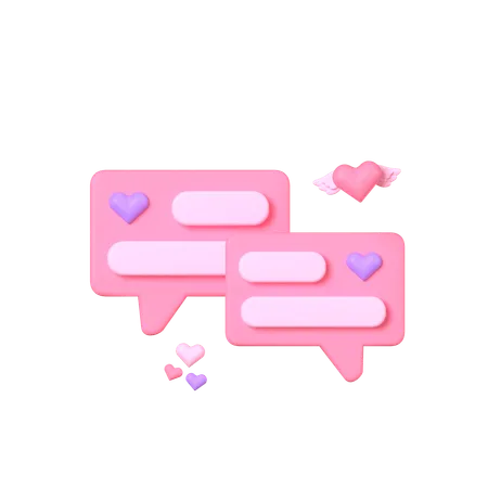 Discussion d'amour  3D Icon