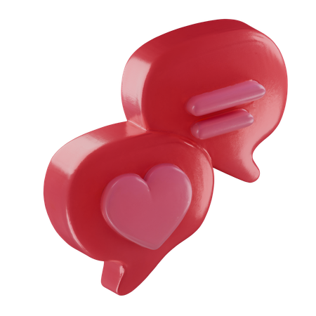 Discussion d'amour  3D Icon