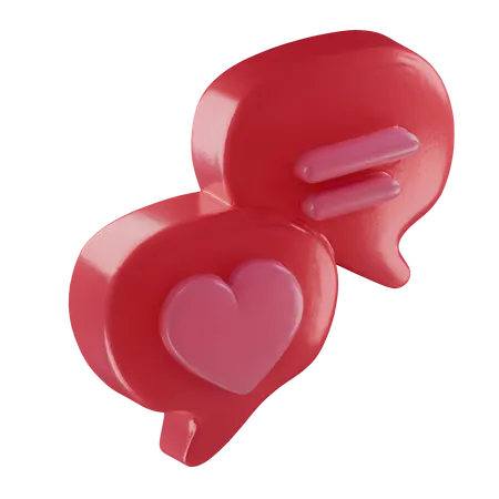 Discussion d'amour  3D Icon