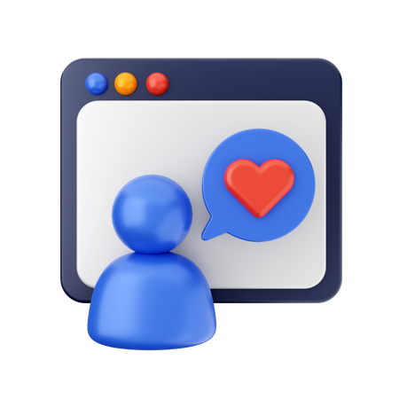 Discussion d'amour  3D Icon