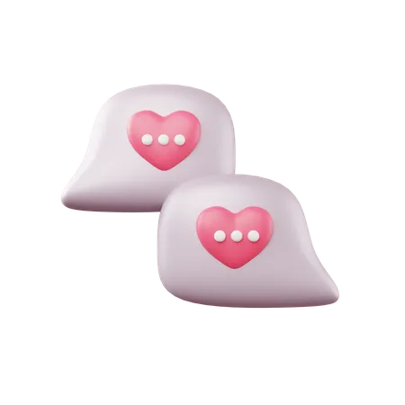 Discussion d'amour  3D Icon