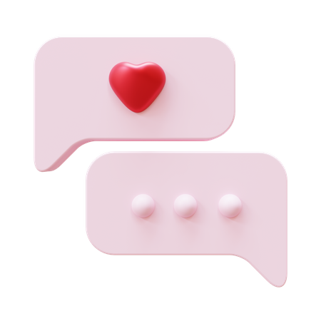 Discussion d'amour  3D Icon