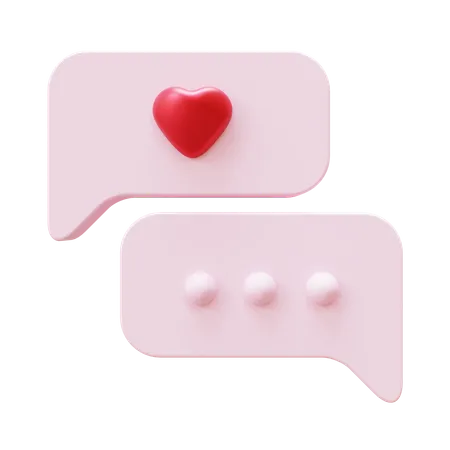 Discussion d'amour  3D Icon