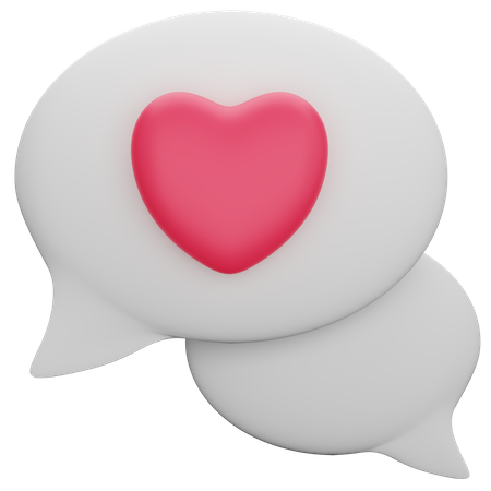 Discussion d'amour  3D Icon