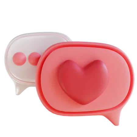 Discussion d'amour  3D Icon