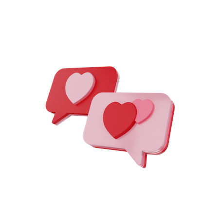 Discussion d'amour  3D Icon