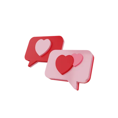 Discussion d'amour  3D Icon