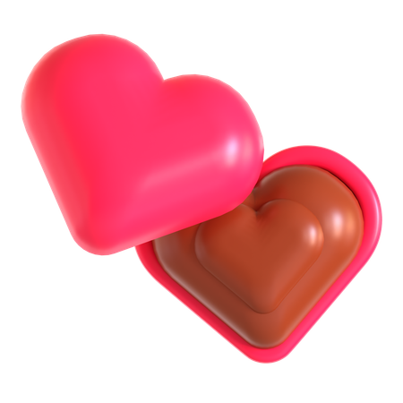 J'adore les bonbons au chocolat  3D Icon