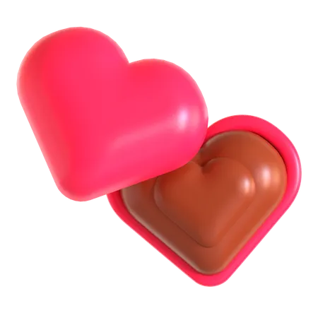 J'adore les bonbons au chocolat  3D Icon