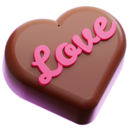 J'adore le chocolat  3D Icon