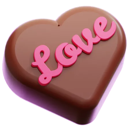 J'adore le chocolat  3D Icon