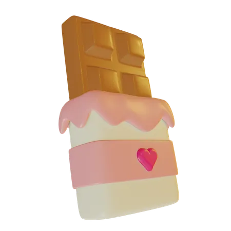 J'adore le chocolat  3D Icon