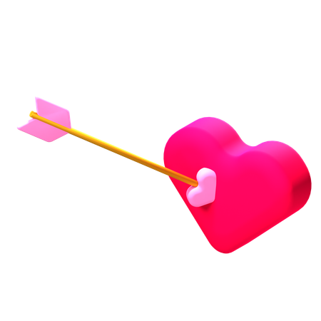 Cible d'amour  3D Icon