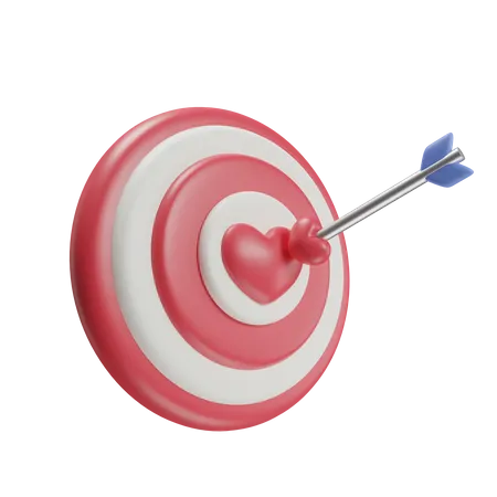 Cible d'amour  3D Icon