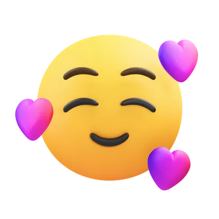 Emoji amoureux  3D Icon