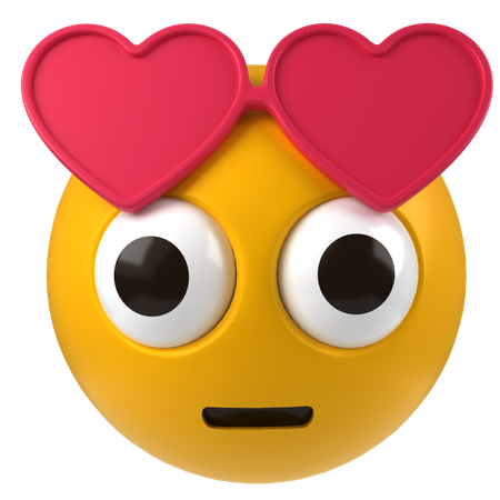 Amour Emoji  3D Icon