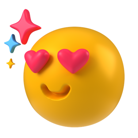 Amour Emoji  3D Icon