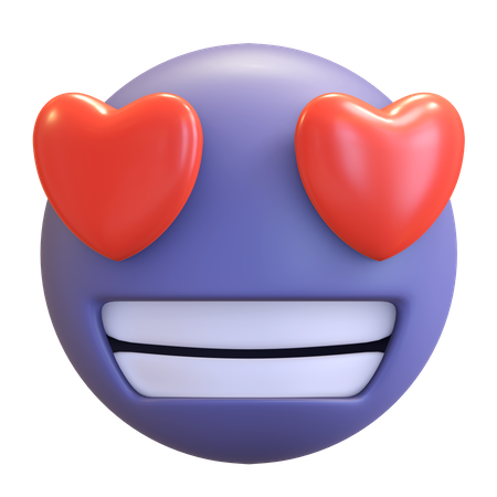 Amour Emoji  3D Illustration