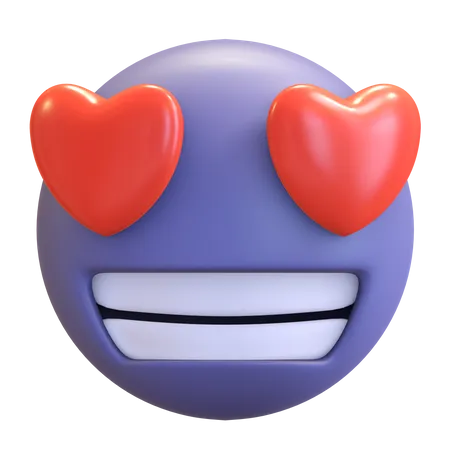 Amour Emoji  3D Illustration