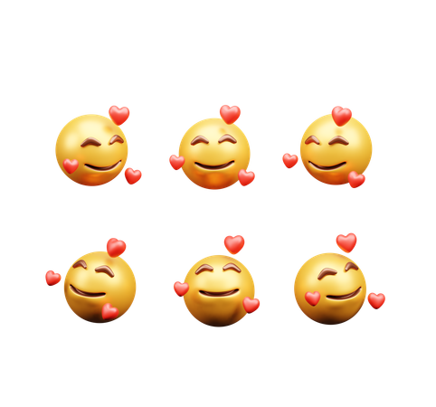 J'aime les émojis  3D Icon