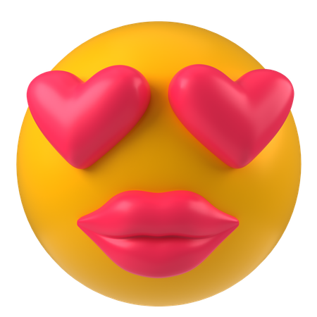 Émoticône d'amour  3D Icon