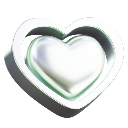 Forme abstraite d'amour  3D Icon