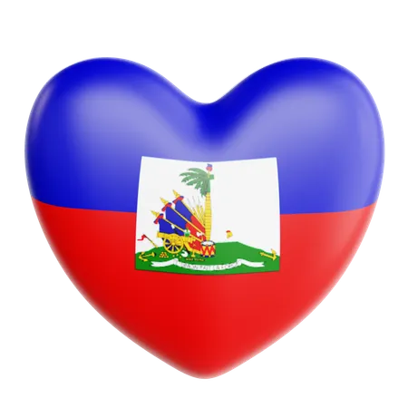 J'aime Haïti  3D Icon