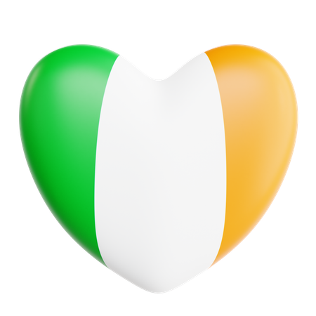 J'aime l'Irlande  3D Icon