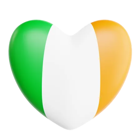 J'aime l'Irlande  3D Icon