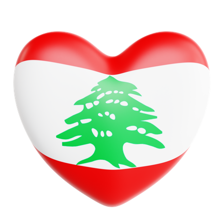 J'aime le Liban  3D Icon