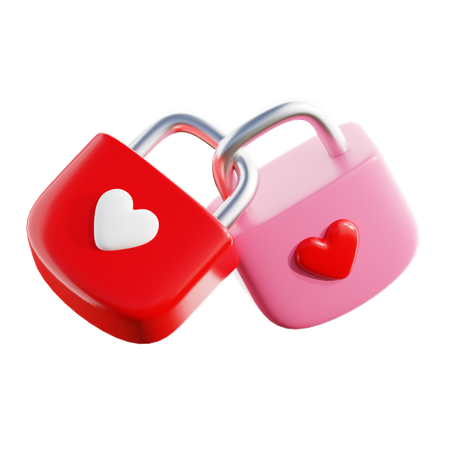 Serrure d'amour  3D Icon