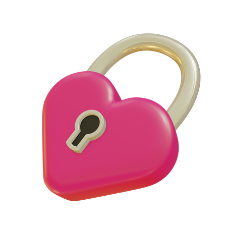 Serrure d'amour  3D Icon