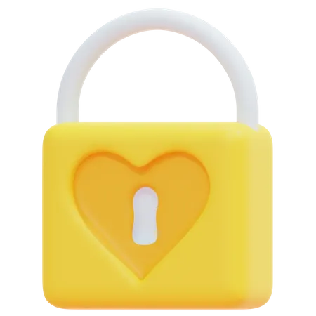 Serrure d'amour  3D Icon