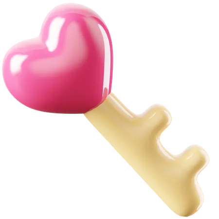 Serrure d'amour  3D Icon