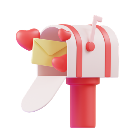 Courrier d'amour  3D Icon