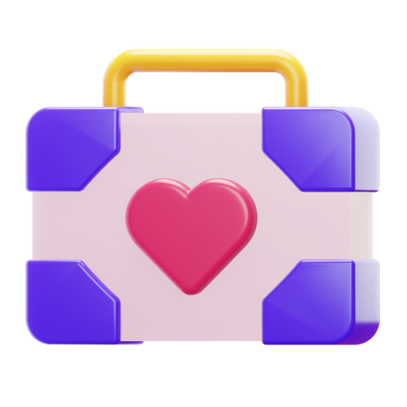 Mallette d'amour  3D Icon