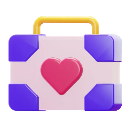 Mallette d'amour  3D Icon