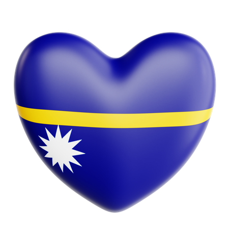 J'aime Nauru  3D Icon