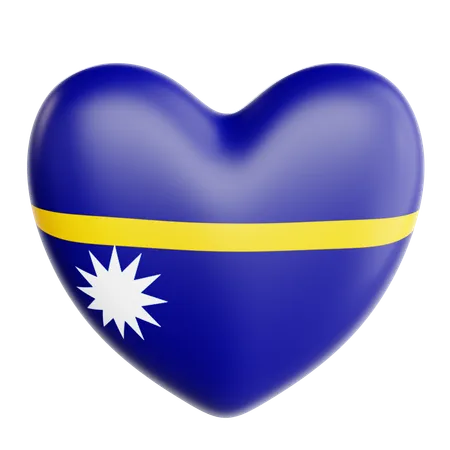 J'aime Nauru  3D Icon