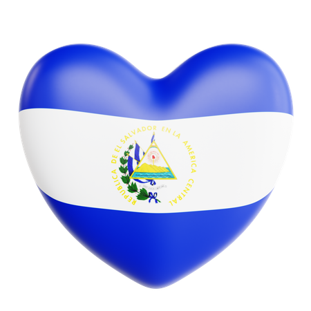 J'aime le Nicaragua  3D Icon