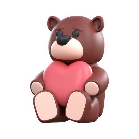 Ours d'amour  3D Icon