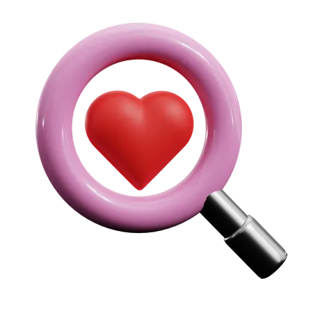 Recherche d'amour  3D Icon