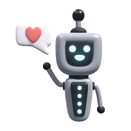 Robot d'amour  3D Icon