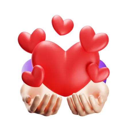 Soins d'amour  3D Icon