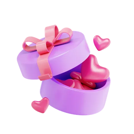 Cadeau de Saint-Valentin d'amour  3D Icon