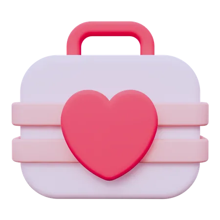 Valise d'amour  3D Icon