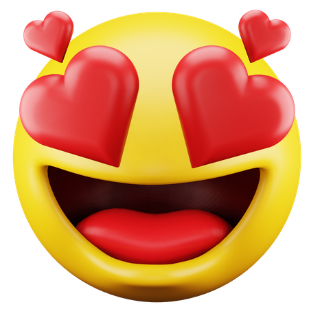 Emoji amoureux  3D Icon