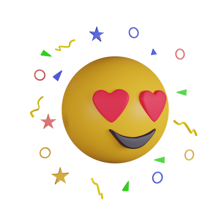 Emoji amoureux  3D Icon