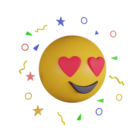 Emoji amoureux  3D Icon